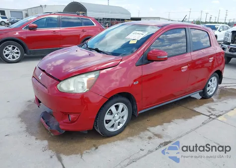 2015 Mitsubishi Mirage Es/Rf z USA, uszkodzony, nr VIN ML32A4HJ2FH047182
